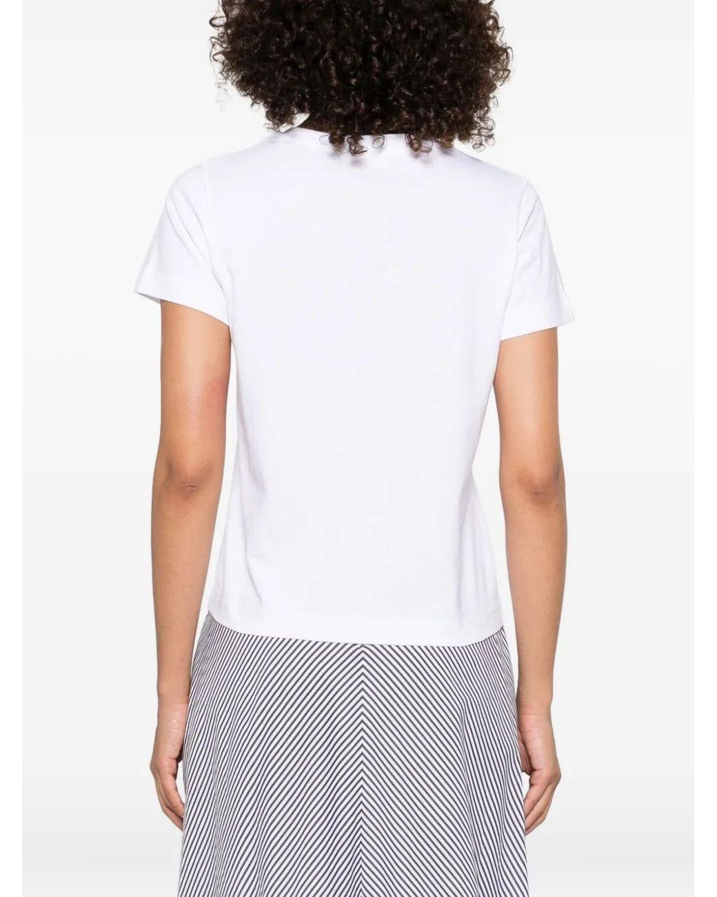 Moncler White Ss T-Shirt