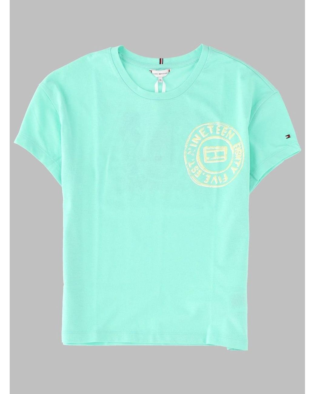 Tommy Hilfiger Green Back Print Tee S/S