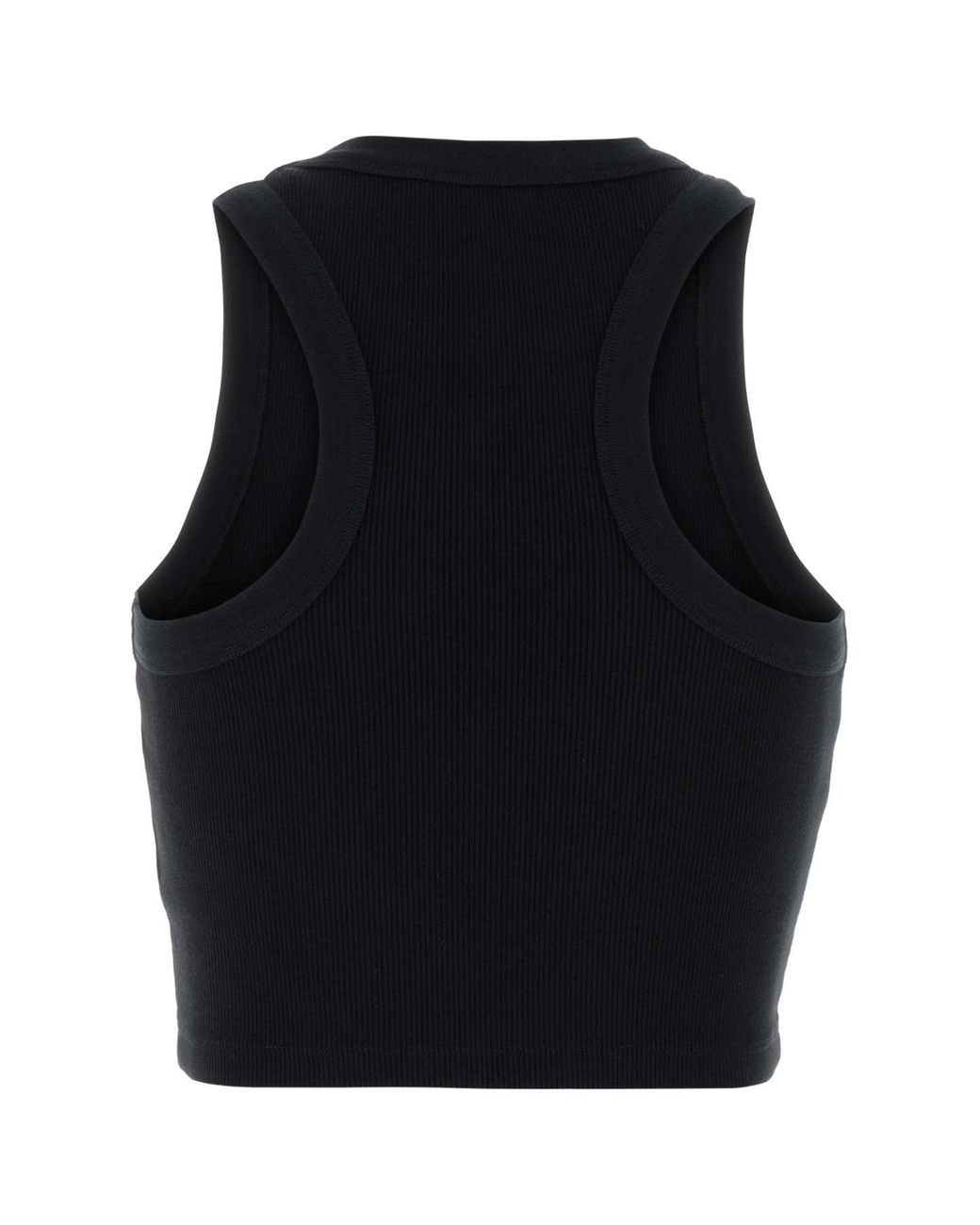 Givenchy Black Stretch Cotton Crop-Top