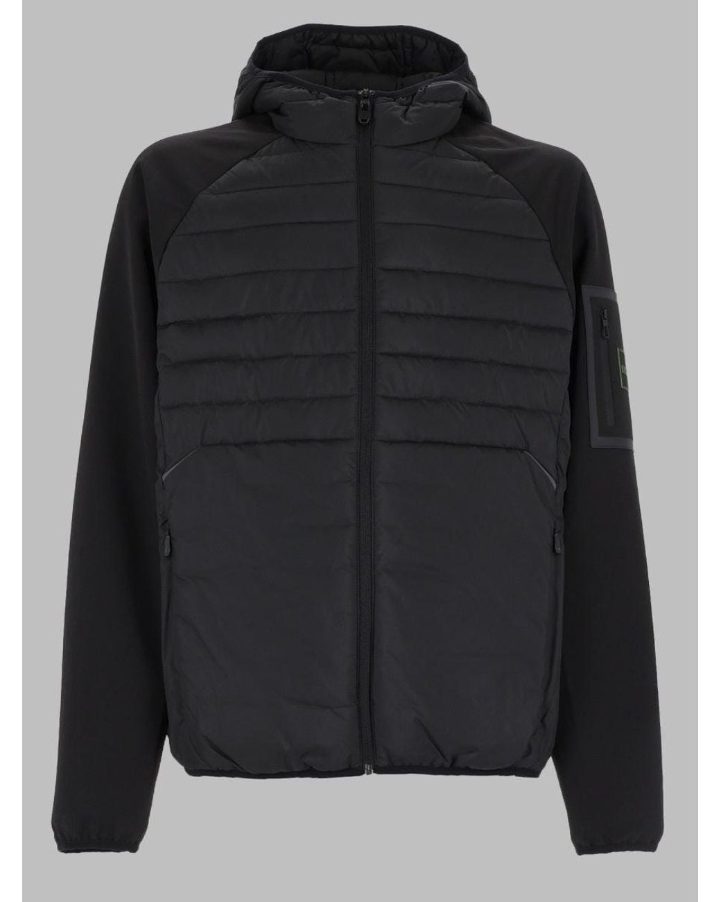 Boss Black Hooded Puffer Jacket
