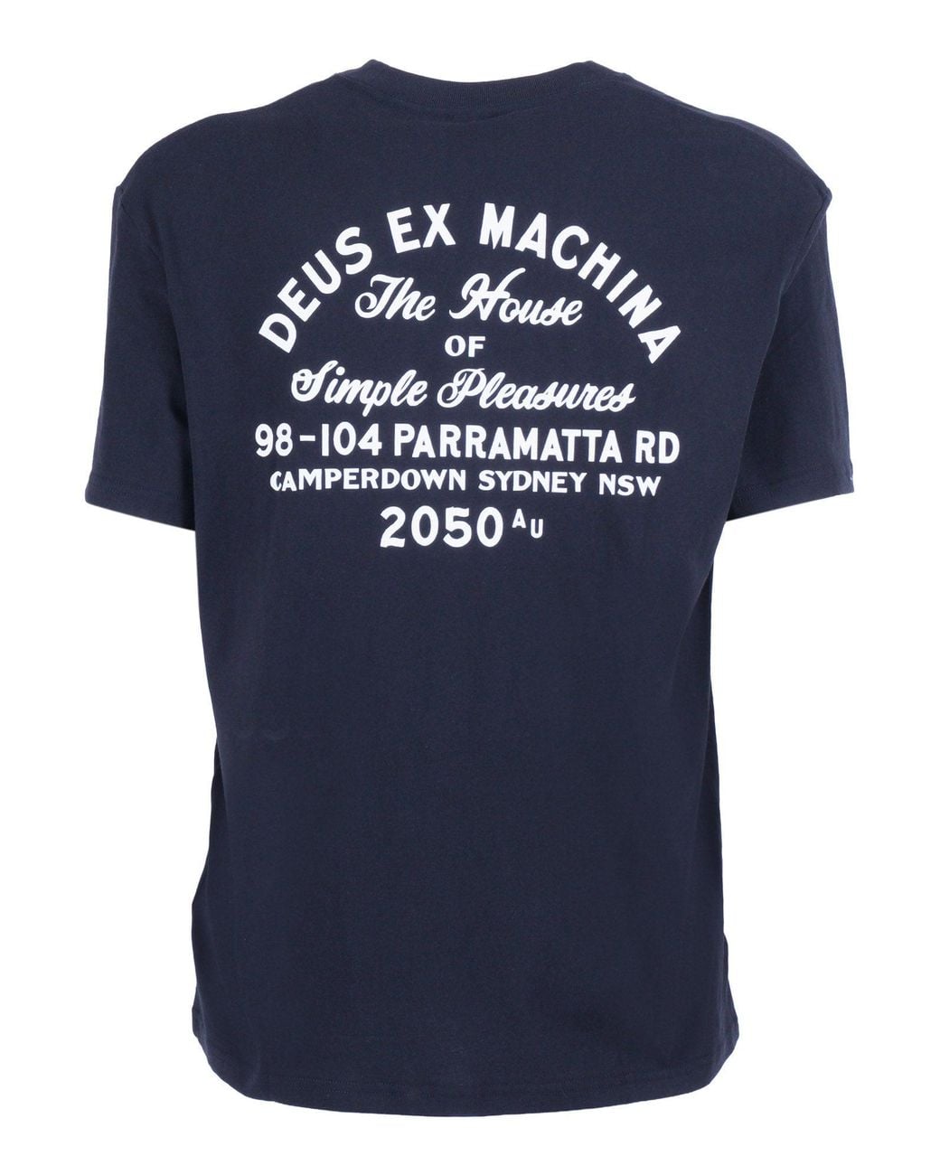Deus Ex Machina Blue Drovers Dog Tee for men