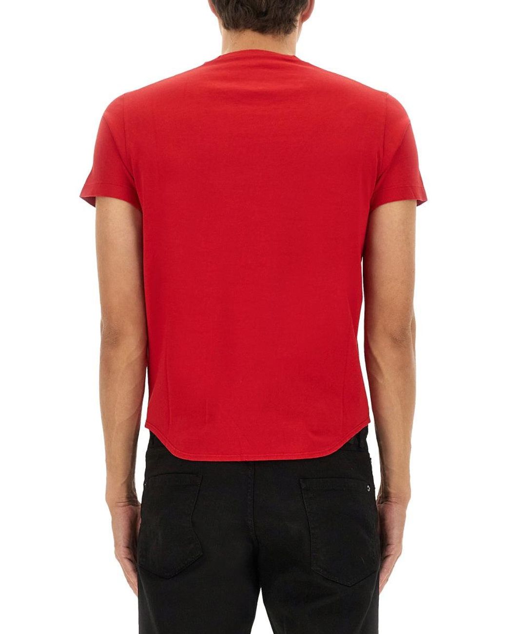 DSquared² Red T Shirt With Print