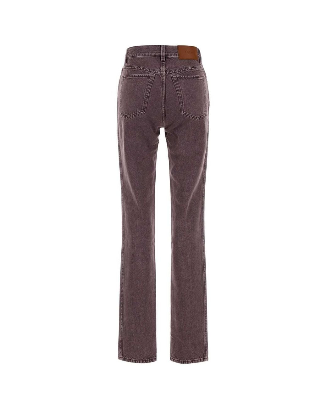 Chloé Purple Cotton Denim Jeans