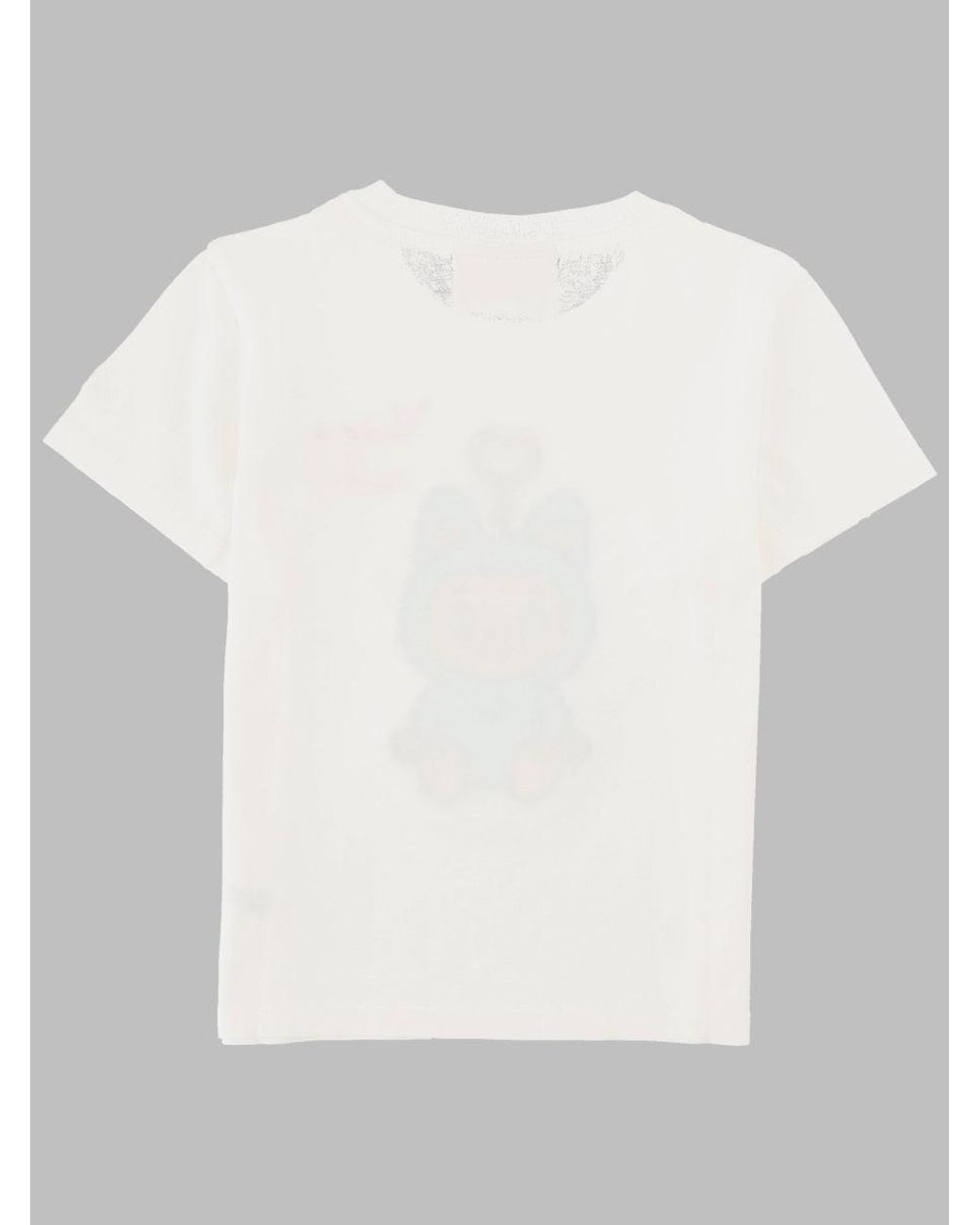 Mc2 Saint Barth White T-Shirt Con Stampa