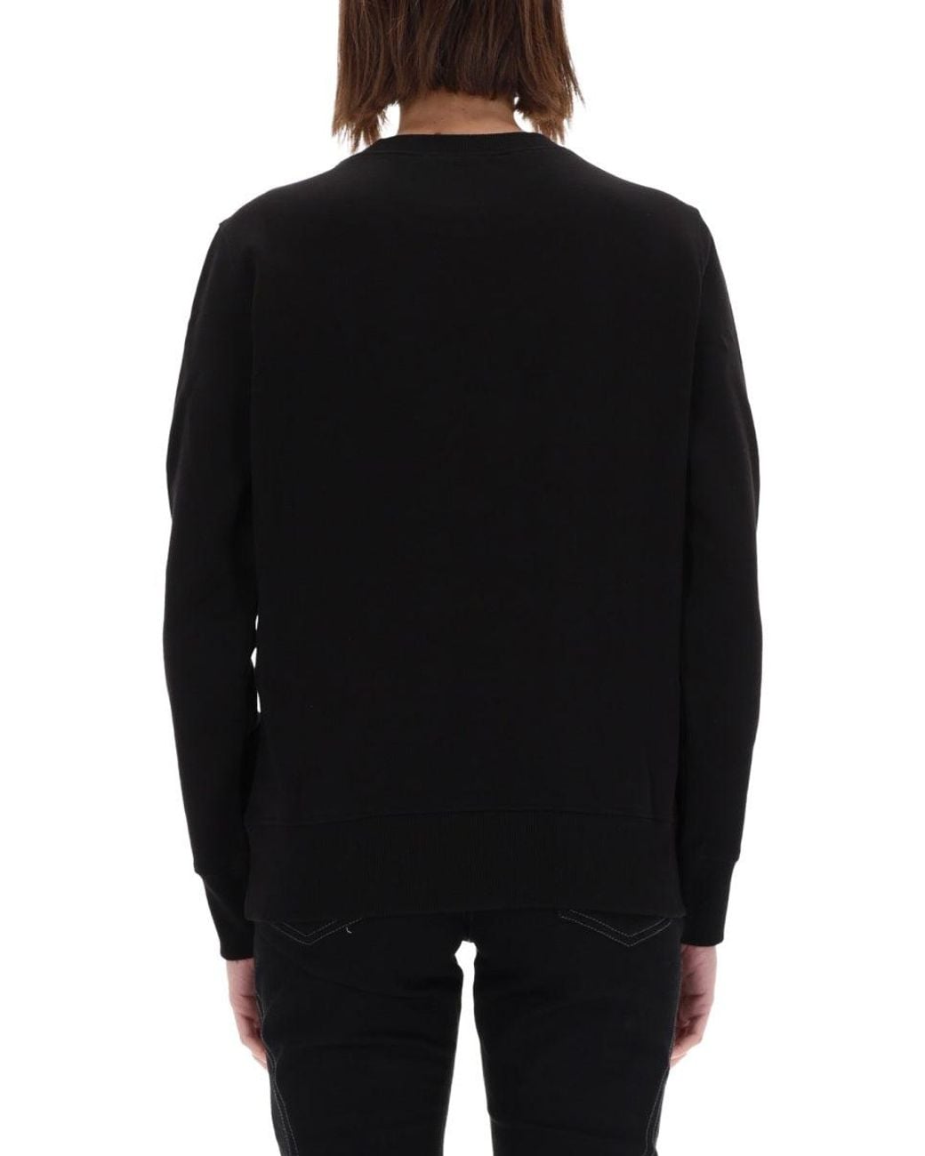 Versace Black Sweatshirt With Logo