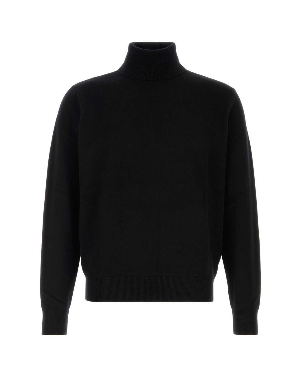 Entire studios Black Wool-Cashmere Blend Sweater for men