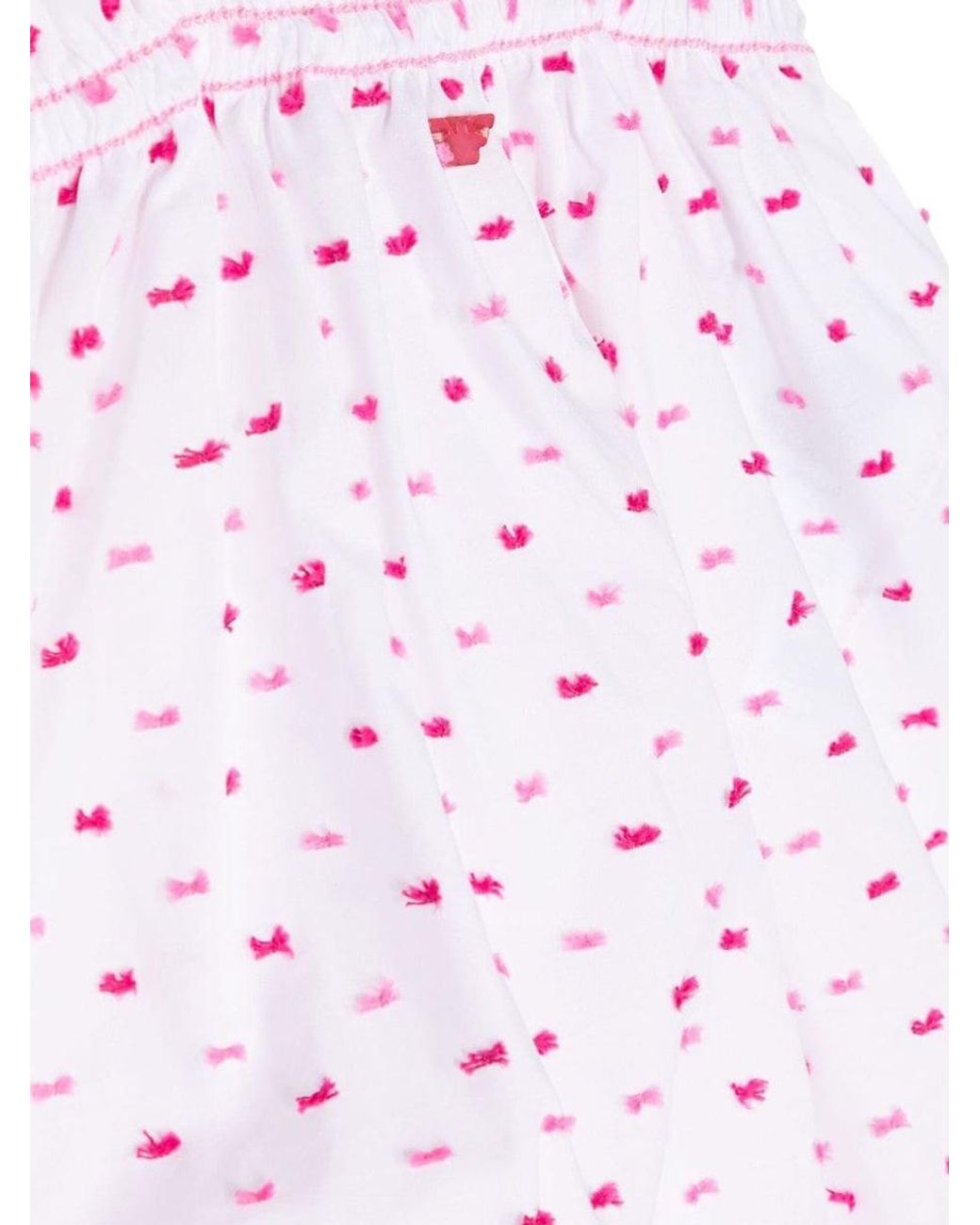 Emporio Armani Pink Romper With Printed Pattern