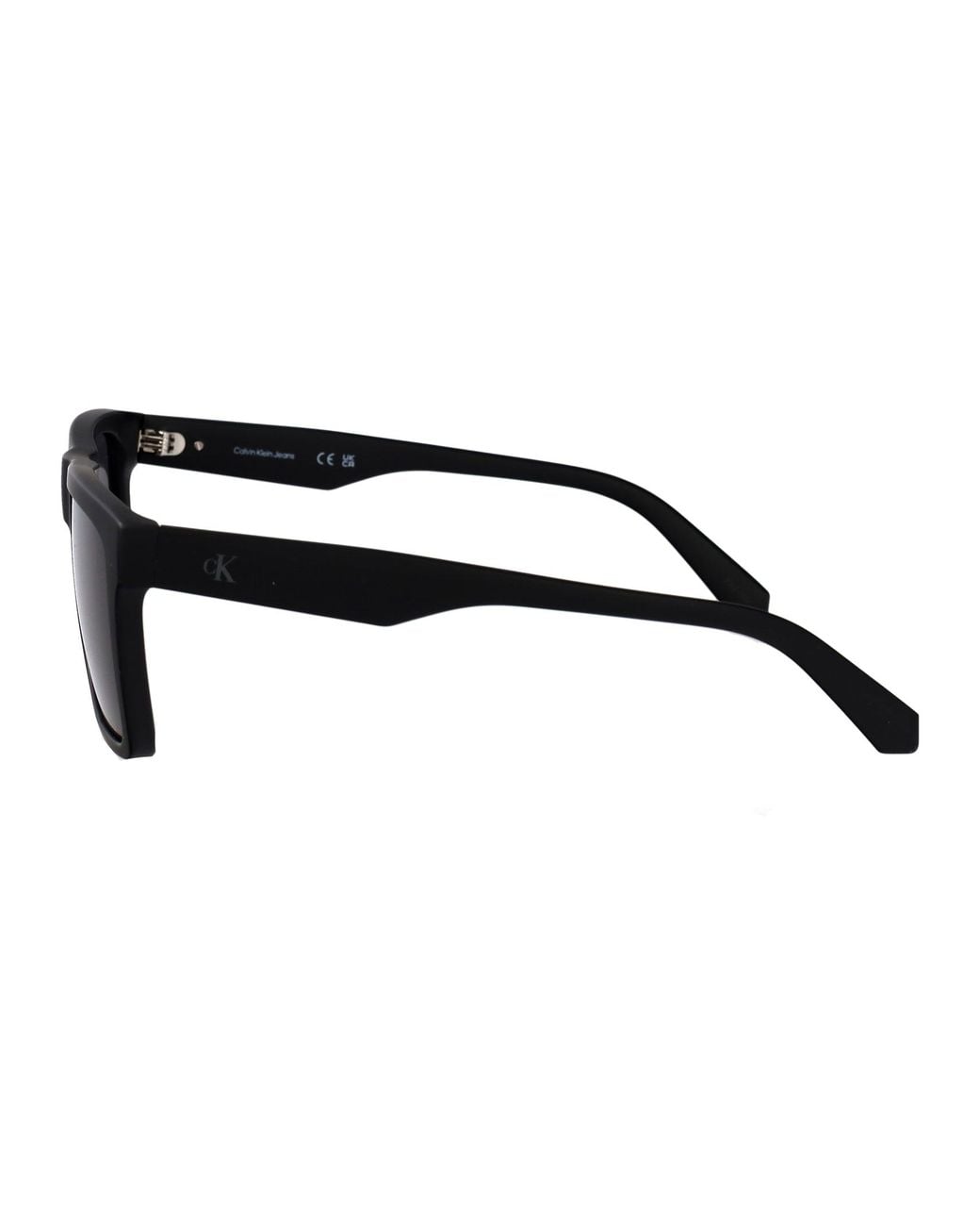 Calvin Klein Black Matte Injected Sunglasses
