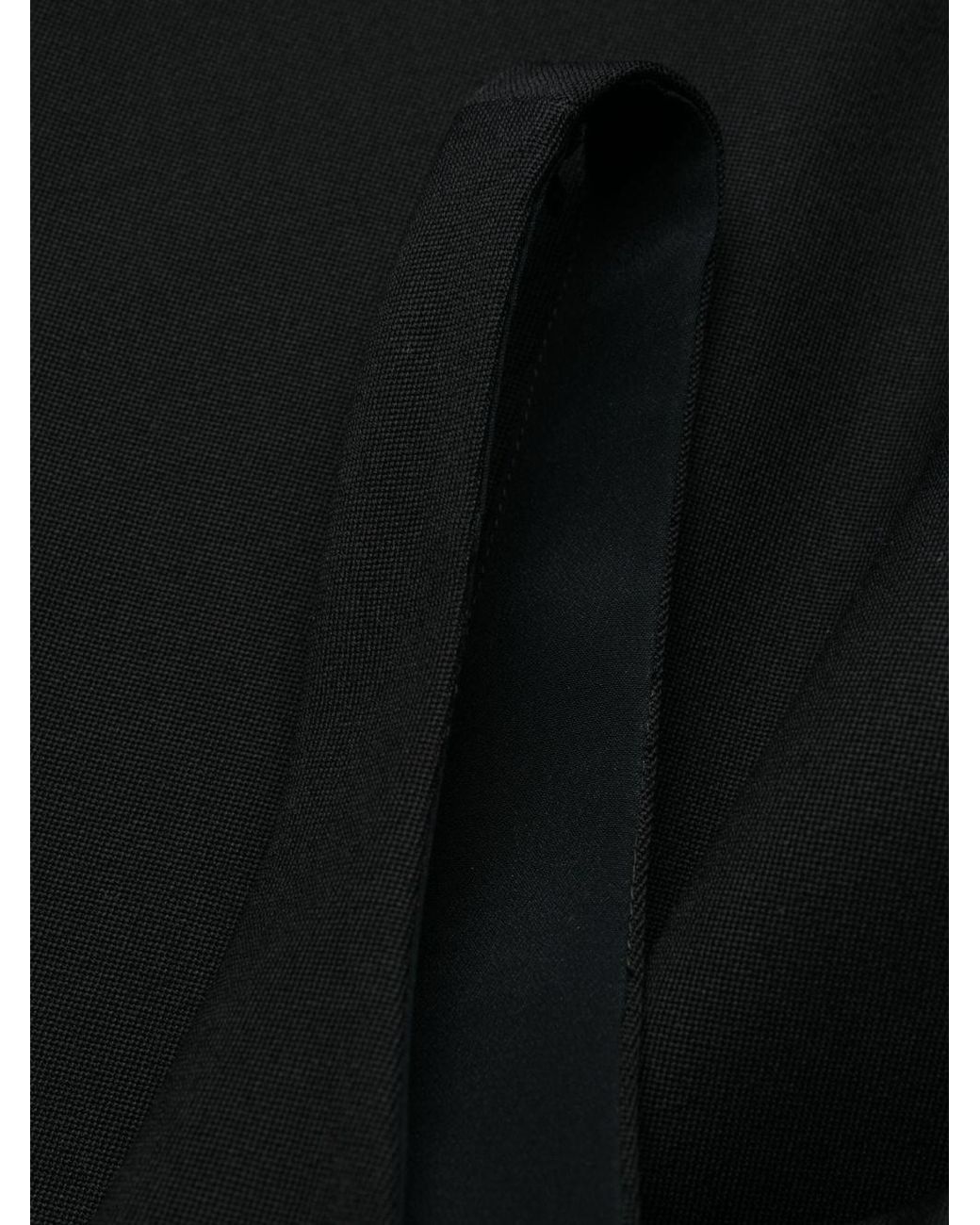 McQueen Black Sophisticated Convertible Panel Sheath Dress