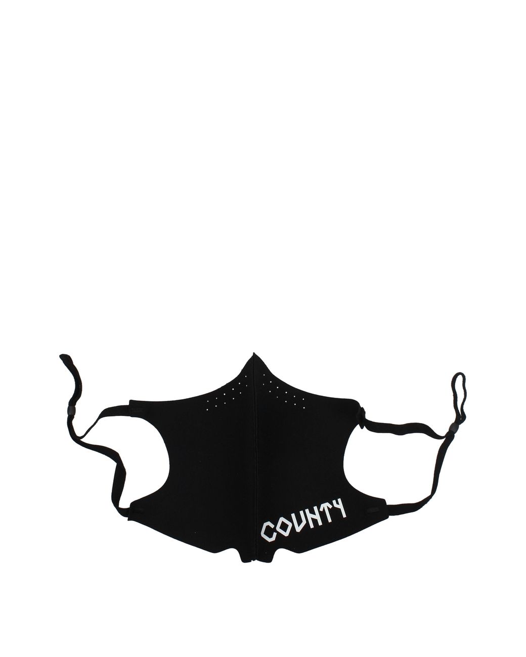 Marcelo Burlon Black Mascherine Mask Uomo Tessuto Nero