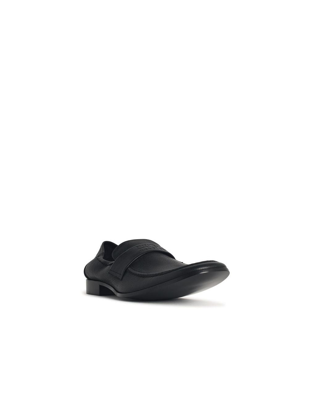 MM6 by Maison Margiela White 'Swing Toe' Lear Moccasins