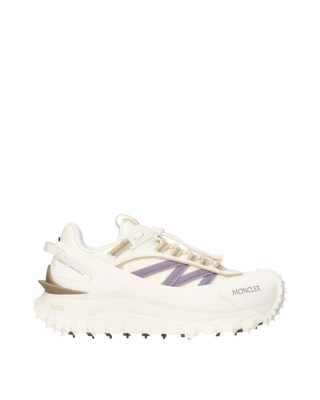 Moncler White Sneakers Trailgrip Fabric