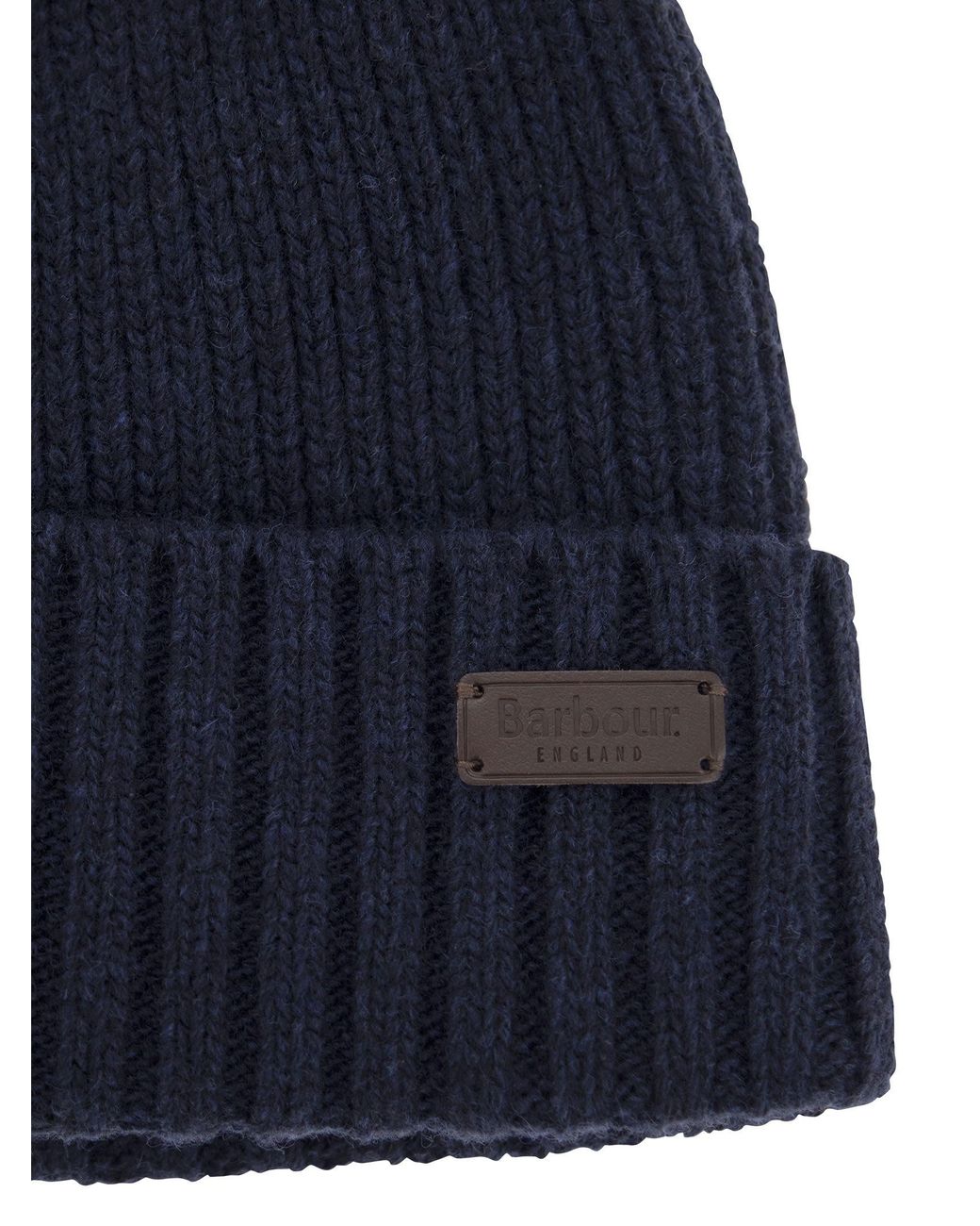 Barbour Blue Carlton Wool Cap for men