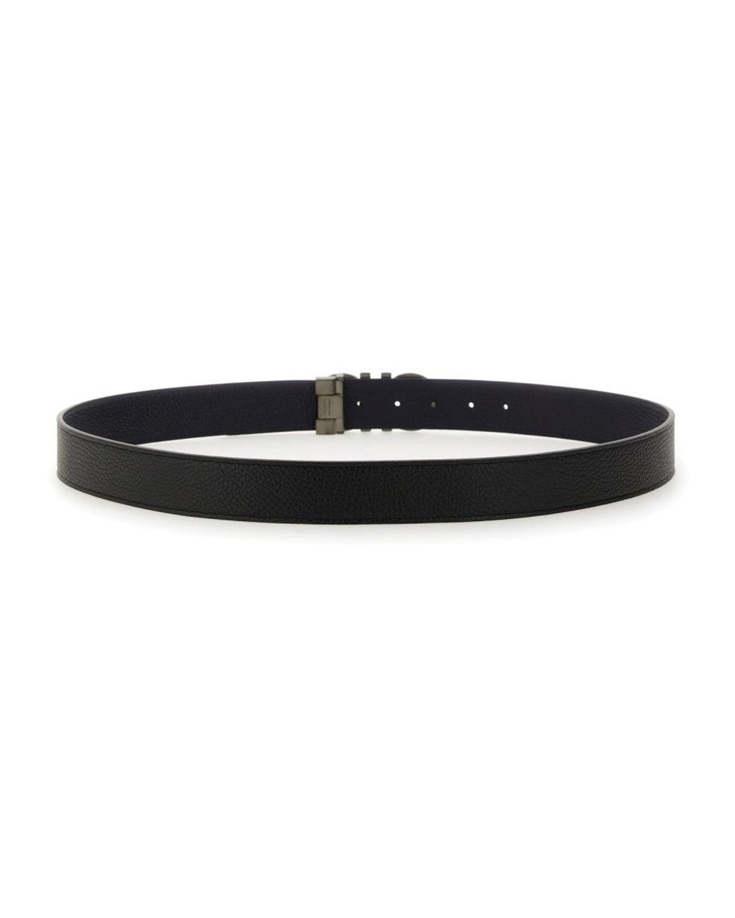 Ferragamo Black Luxury Leather Belt for men
