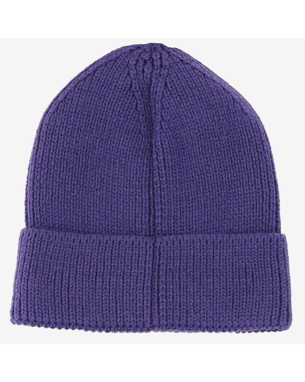 The North Face Purple Logo Beanie
