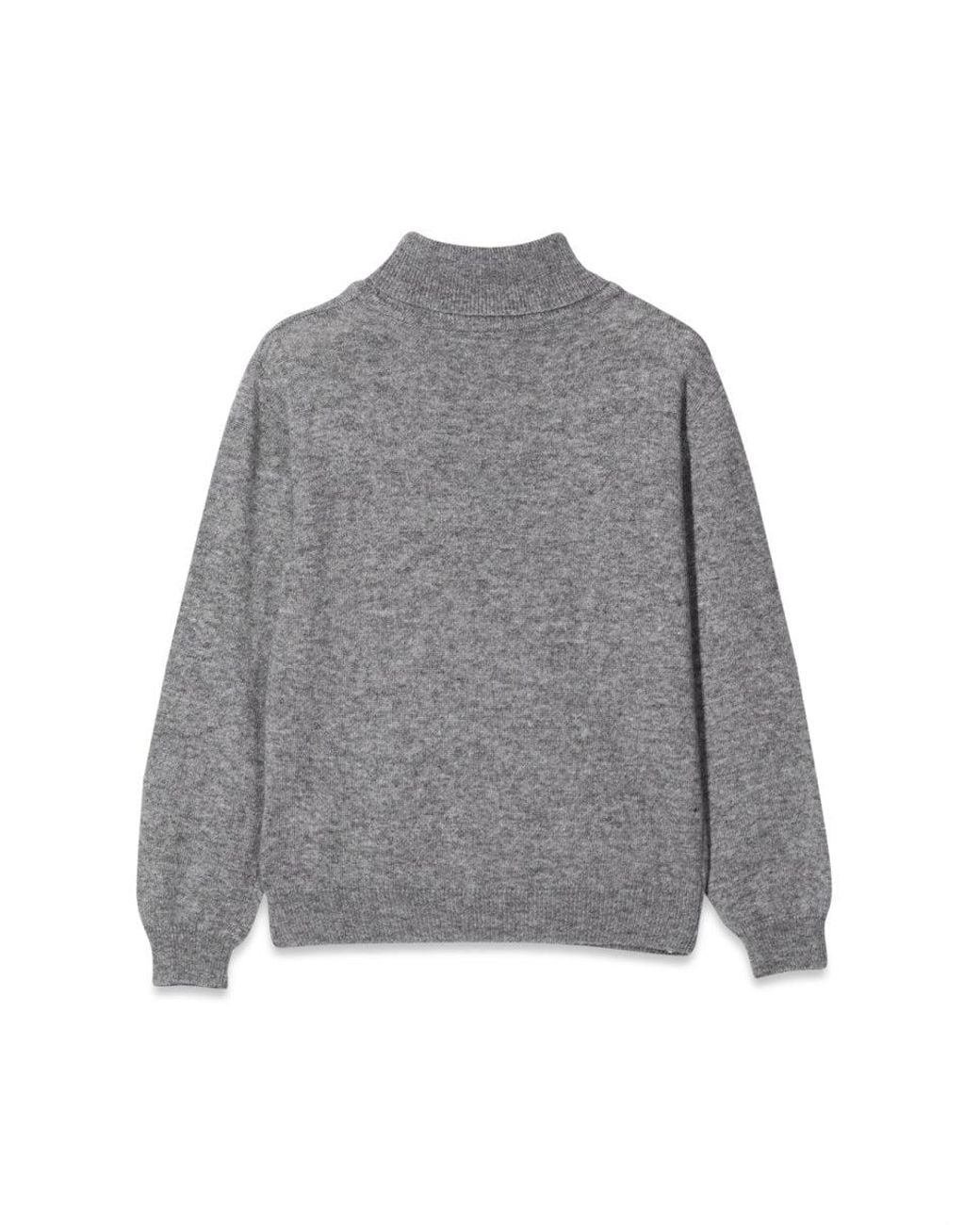 Fay Gray Crew Neck Sweater