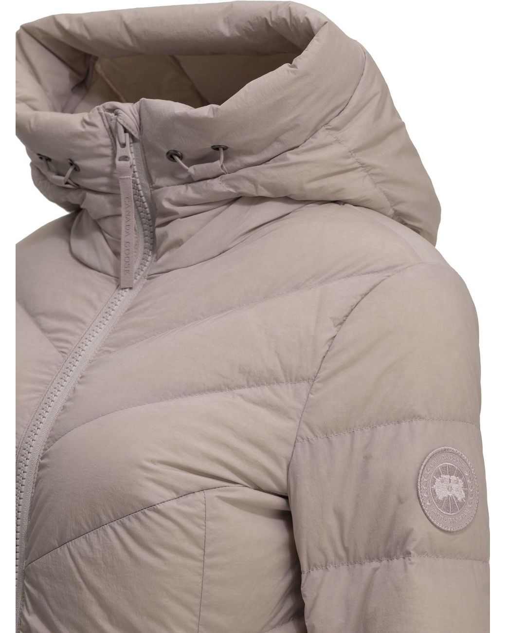 Canada Goose Gray "Clair" Short Down Jacket