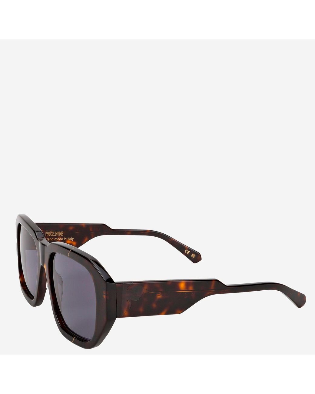 FACE HIDE Black Broken Cosmo Sunglasses With Logo for men