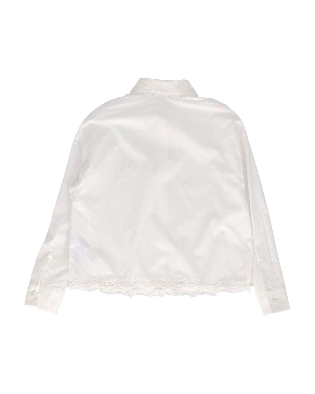 Ermanno Scervino White Camicia Logo Popeline Tou