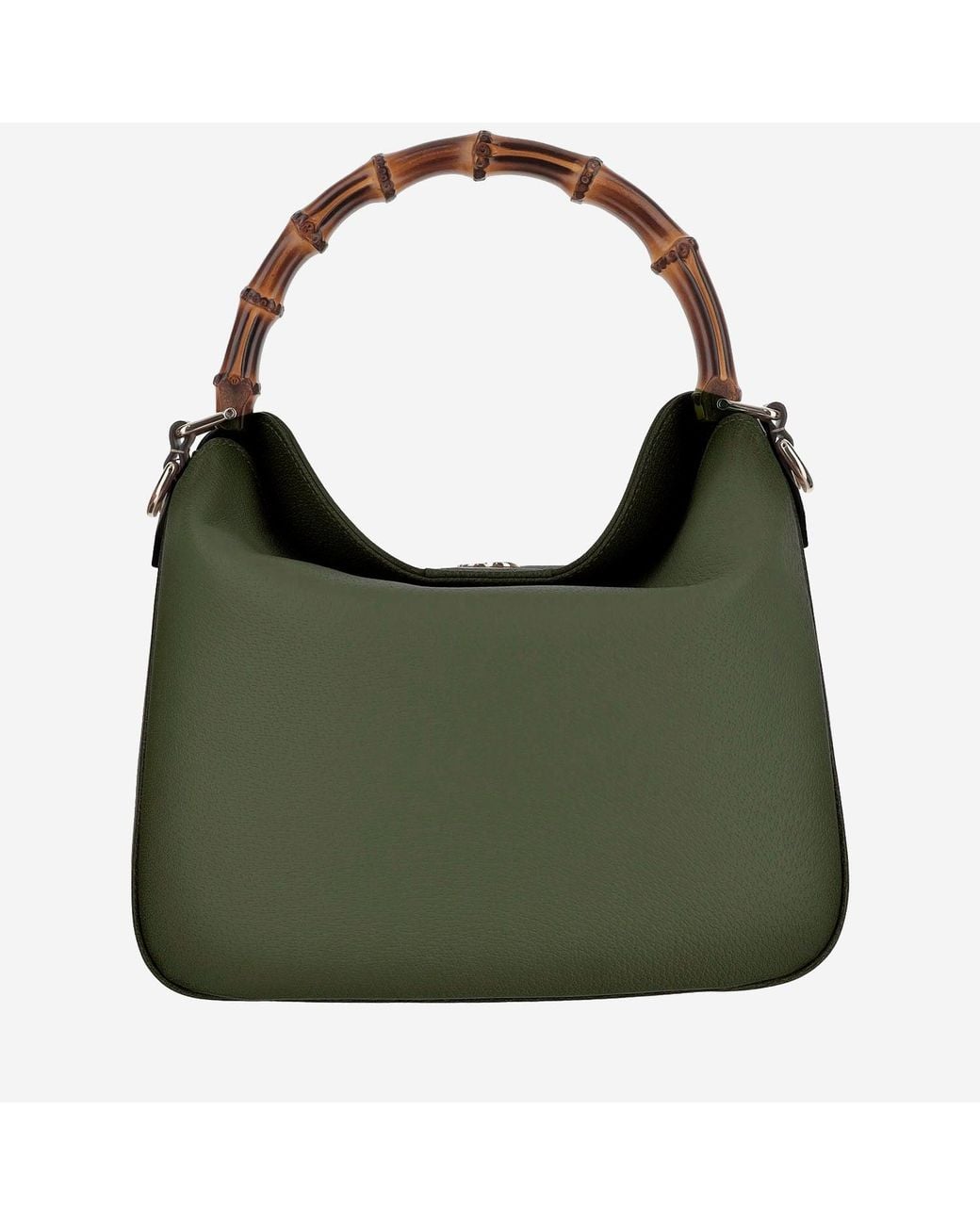 Gucci Green Diana Media Shoulder Bag