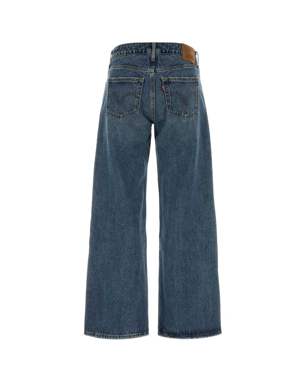 Levi's Blue Denim Wide-Leg Jeans