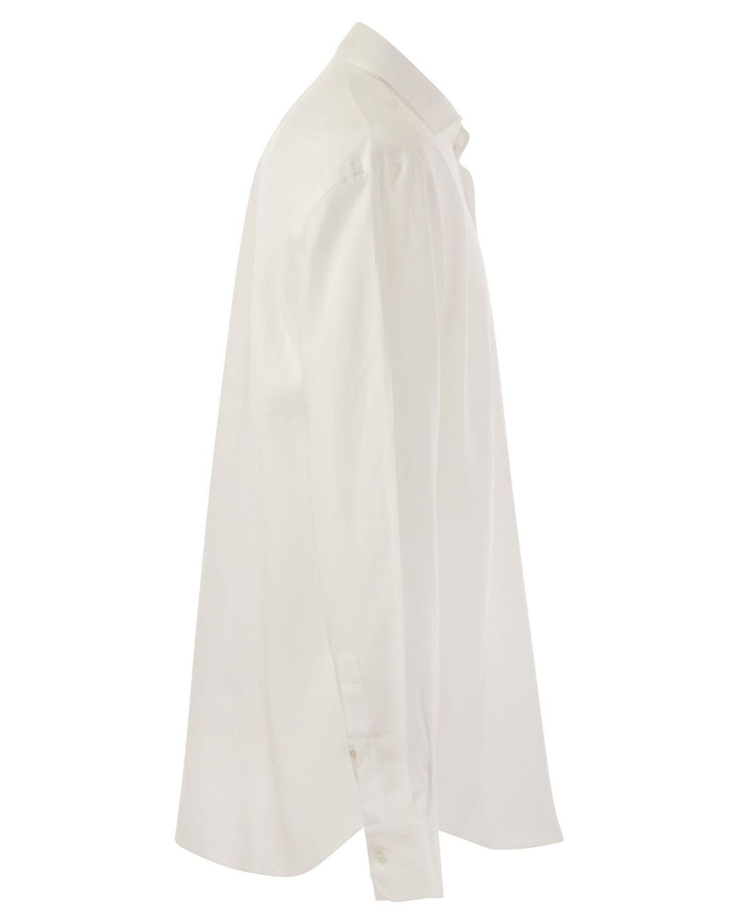 Fedeli White Roby Linen Shirt