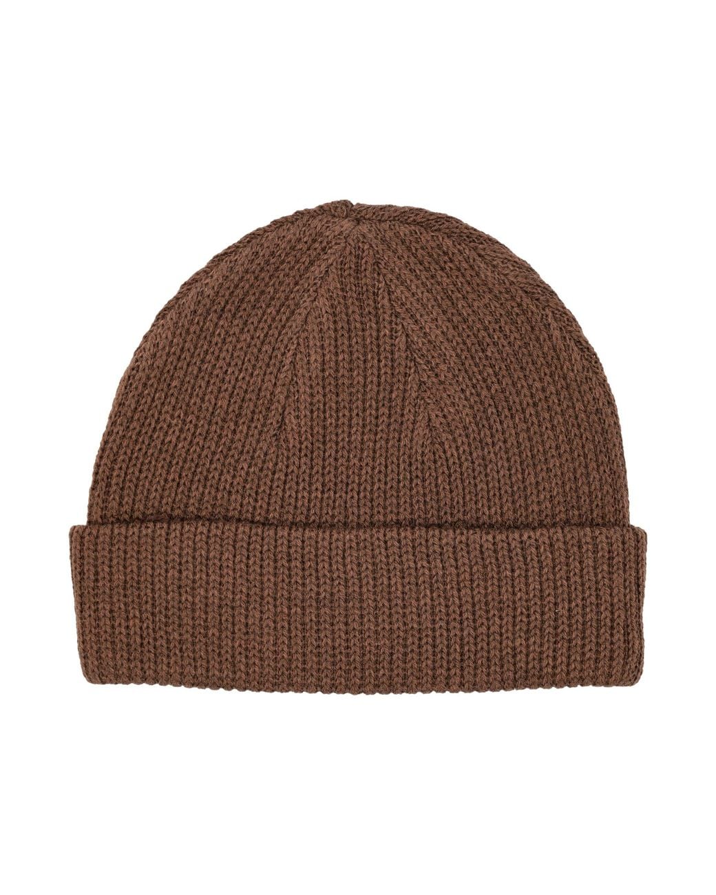 Kavu Brown Ribbed Knit Beanie