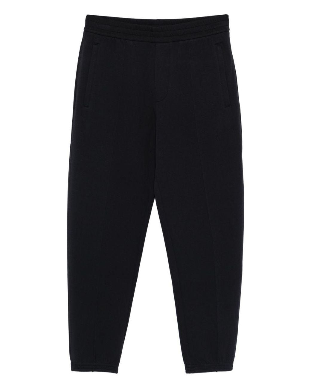 Emporio Armani Blue Logo Cotton Sweatpants