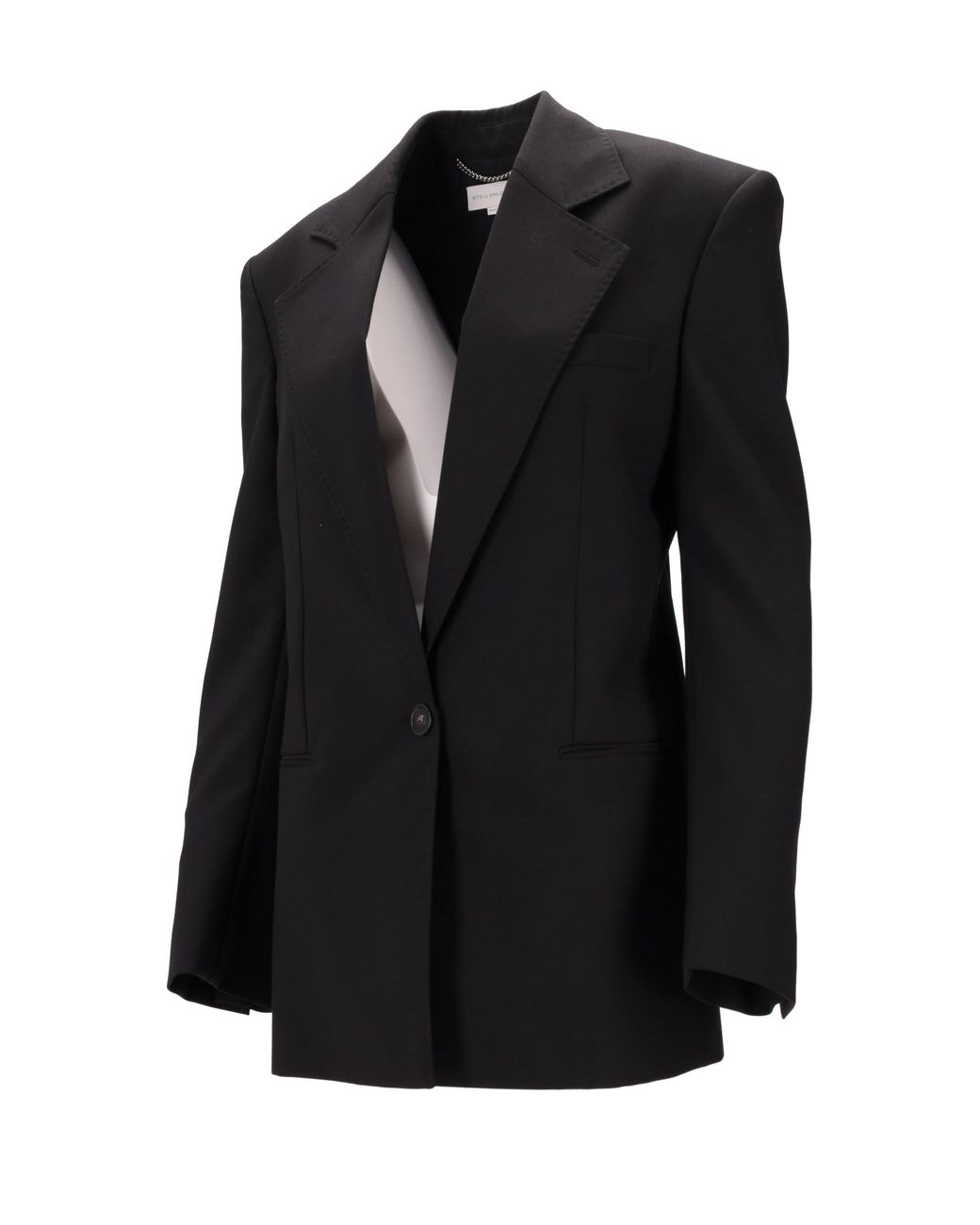 Stella McCartney Canvas Tailoring Sb-jas in het Black
