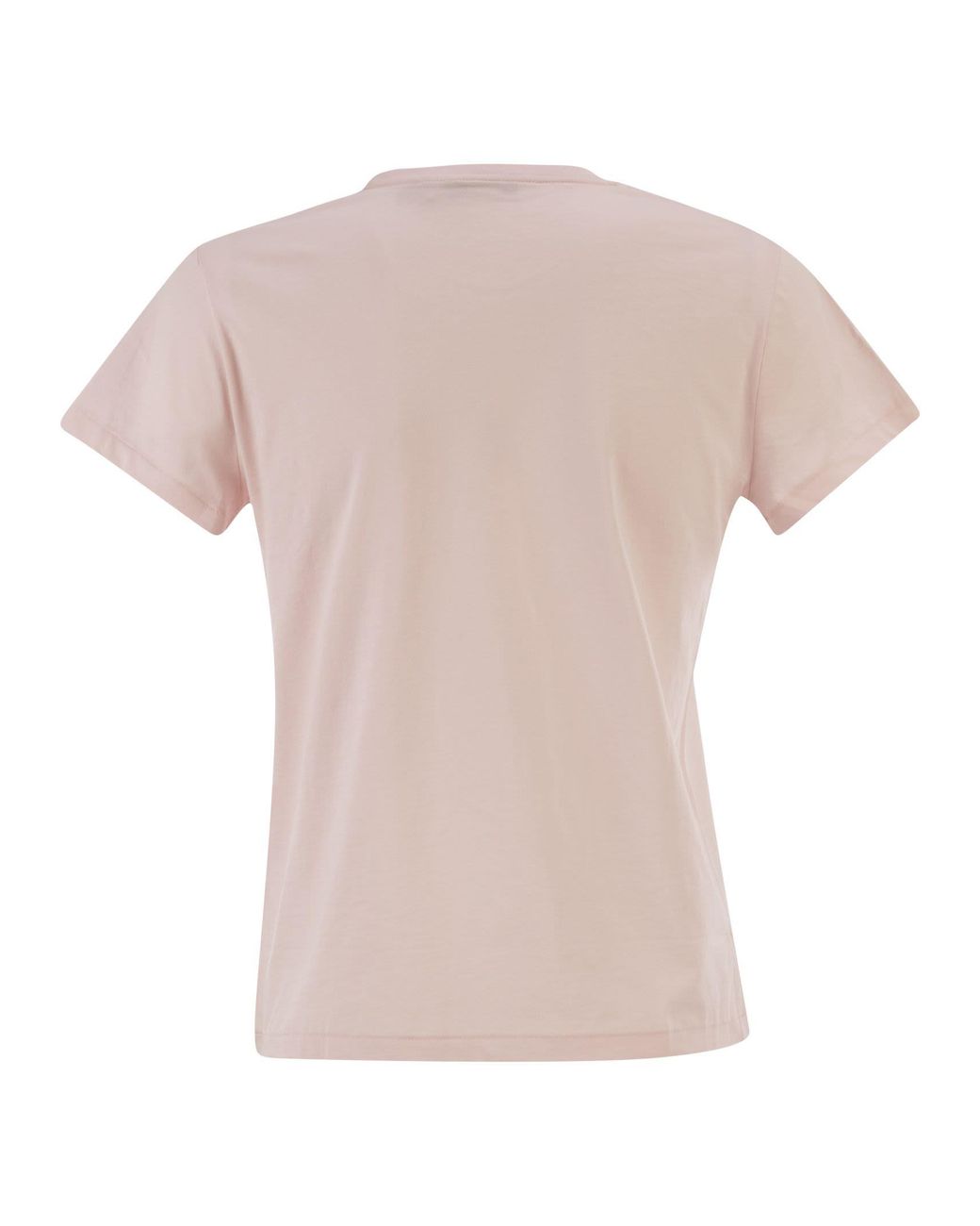 Polo Ralph Lauren Pink Classic-Fit Crew Neck T-Shirt