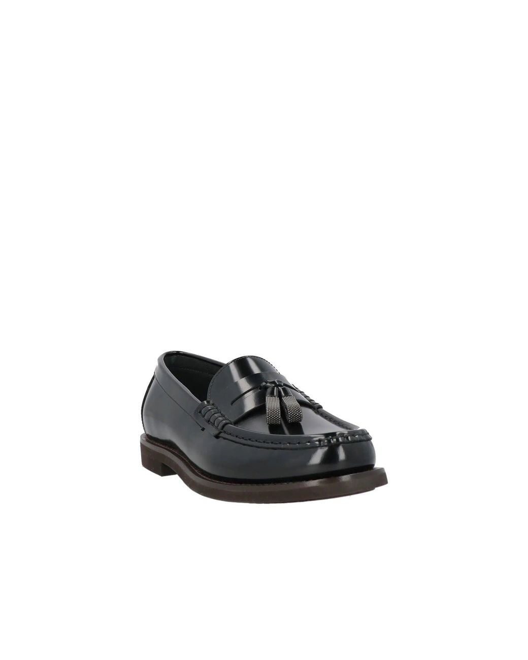 Brunello Cucinelli Black Loafers