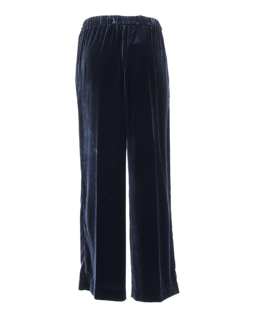 Aspesi Blue Relaxed-Fit Long Pants With Elegant Draping