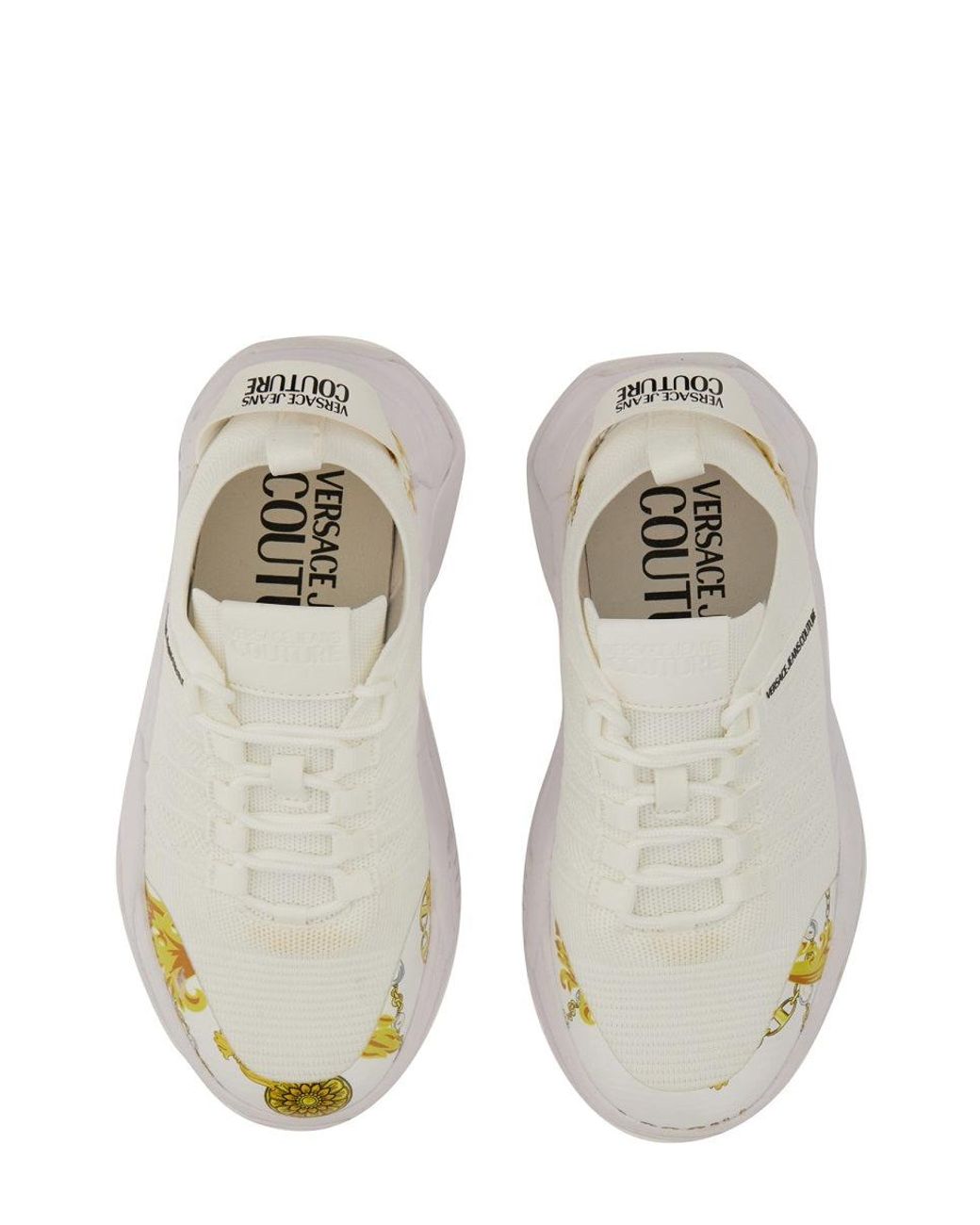 Versace Jeans Couture White Sneaker With Logo