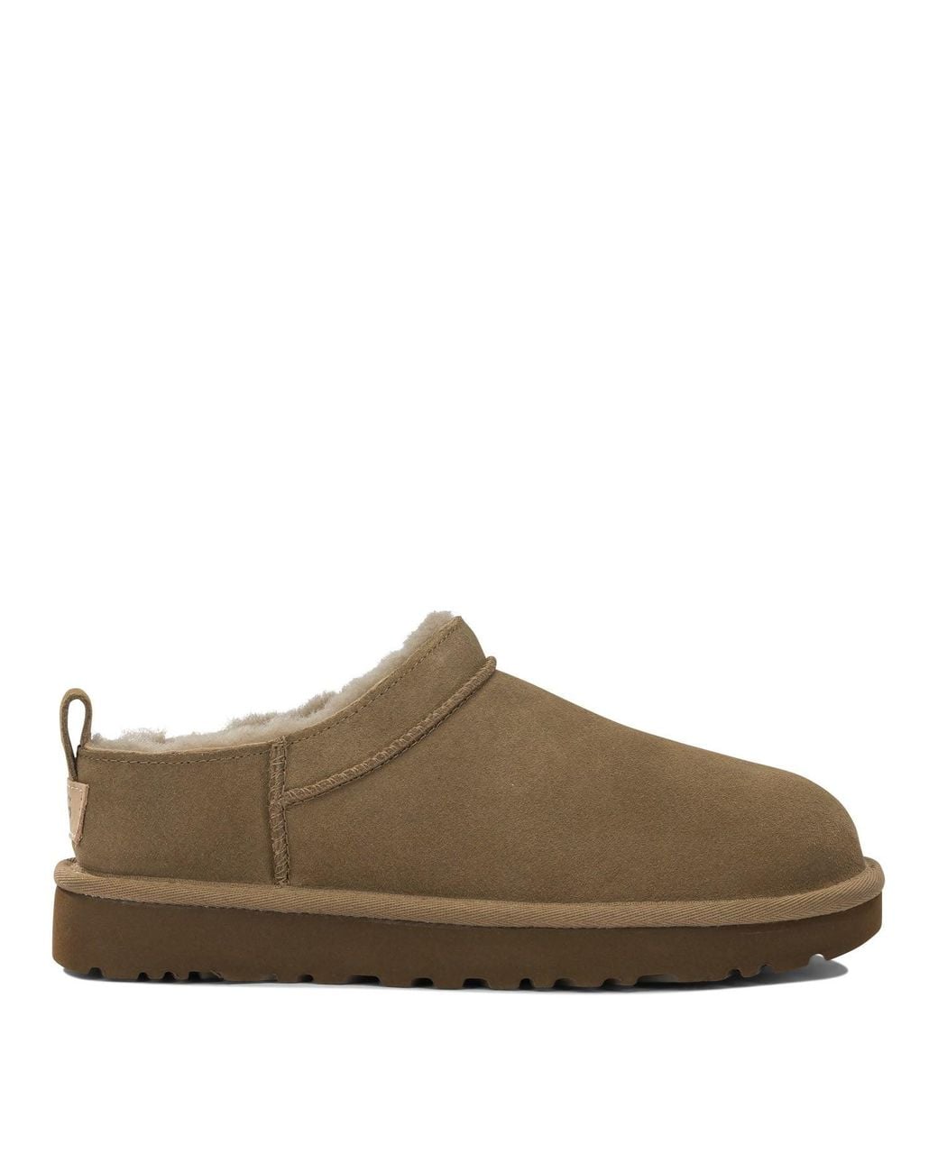 Ugg Brown "Classic Micro" Pull-On Ankle Boots
