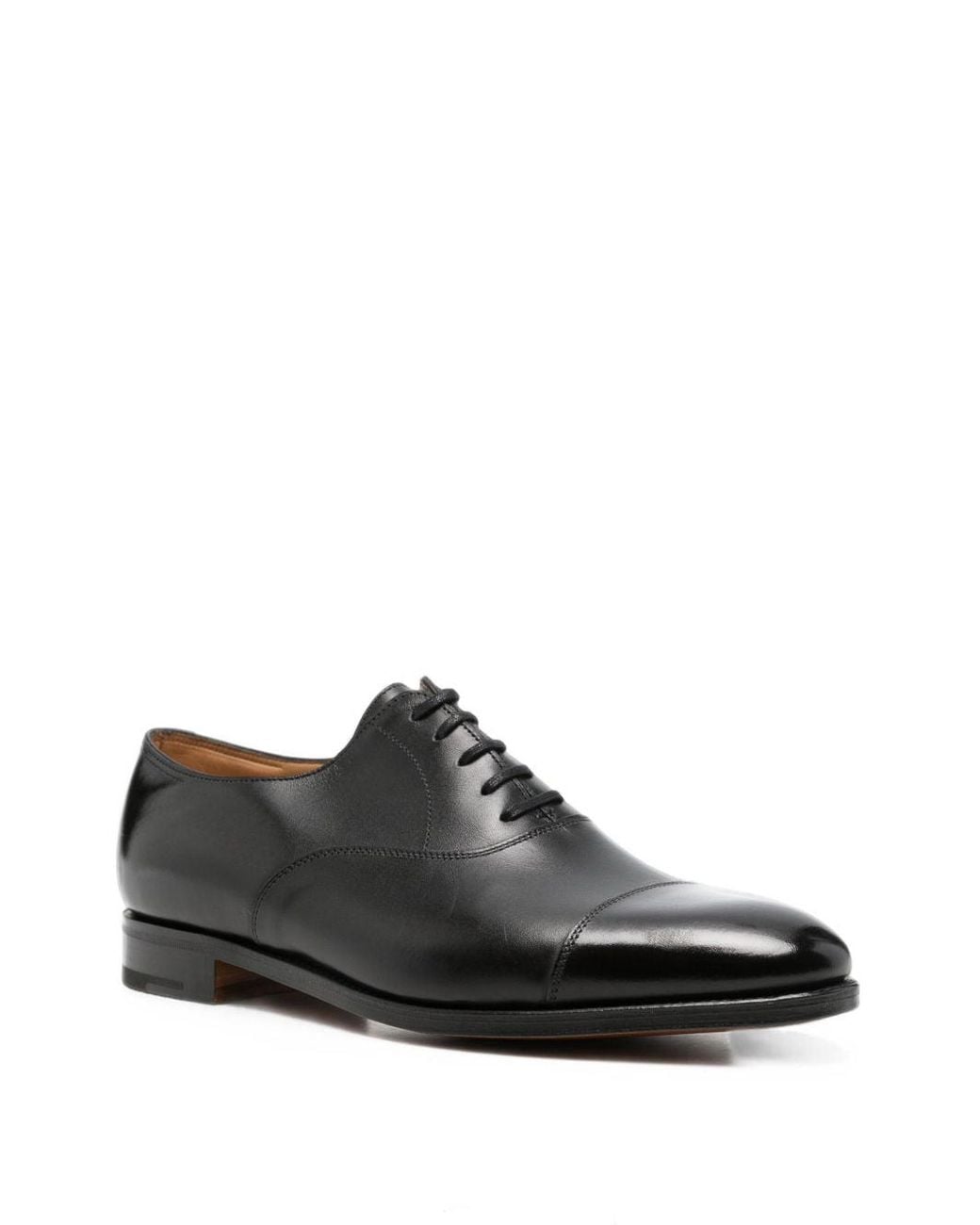 John Lobb White City Leather Derby Shoes