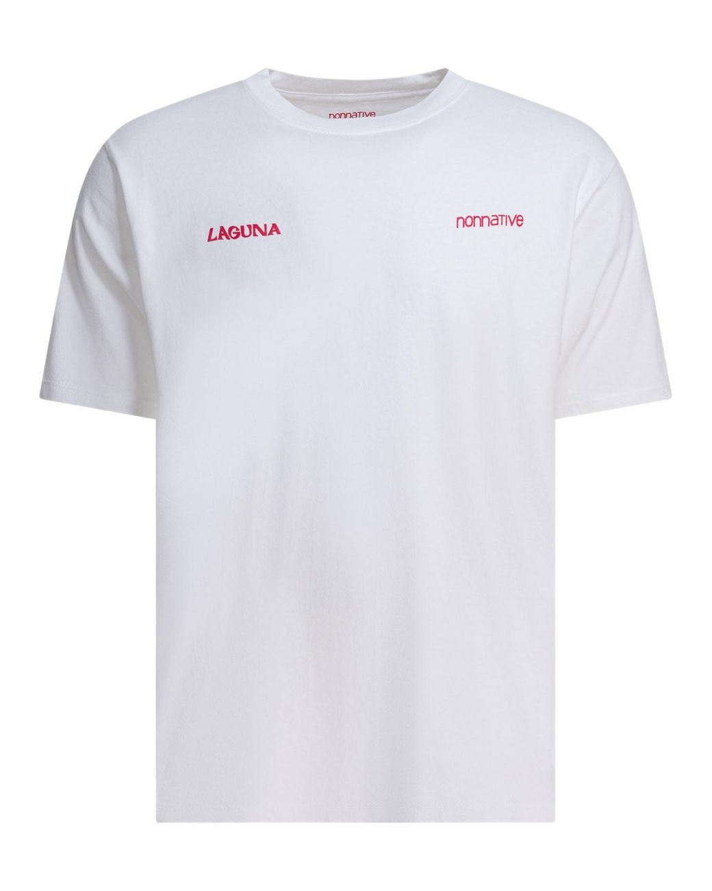 Nonnative White Cotton Crewneck T-Shirt T-Shirts for men