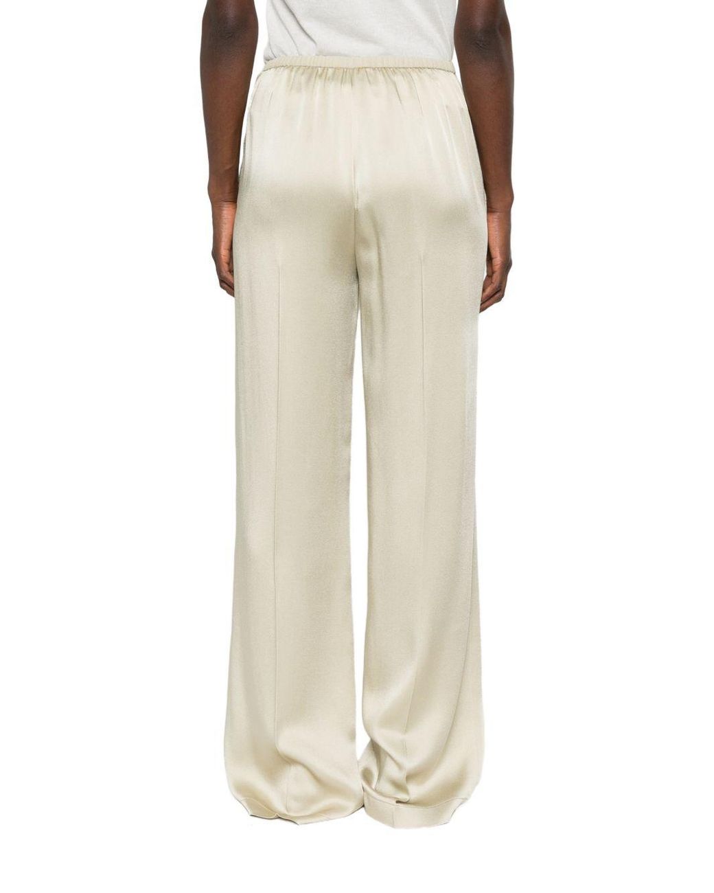 Forte_forte White High-Waisted Trousers
