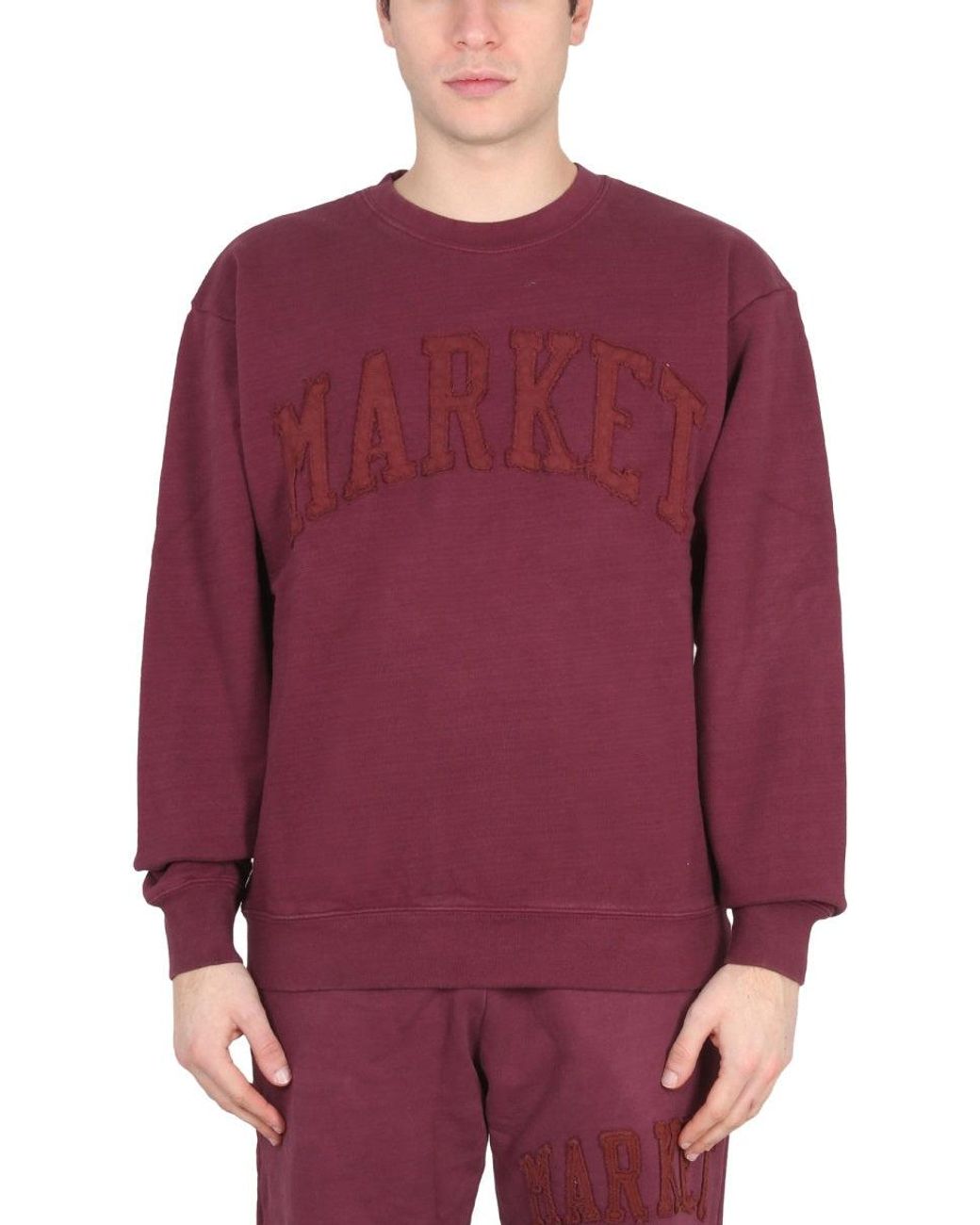 Market Red Vintage Wash Sweatshirt