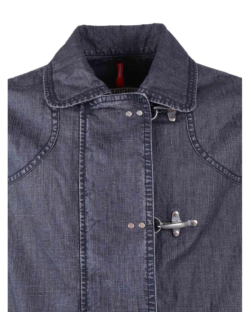 Fay Blue 4 Ganci Archive Coat Linen Jacket
