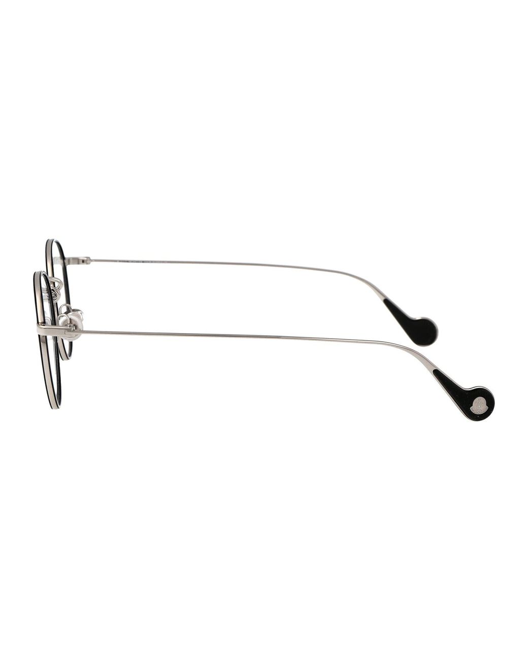 Moncler Brown Metal Glasses