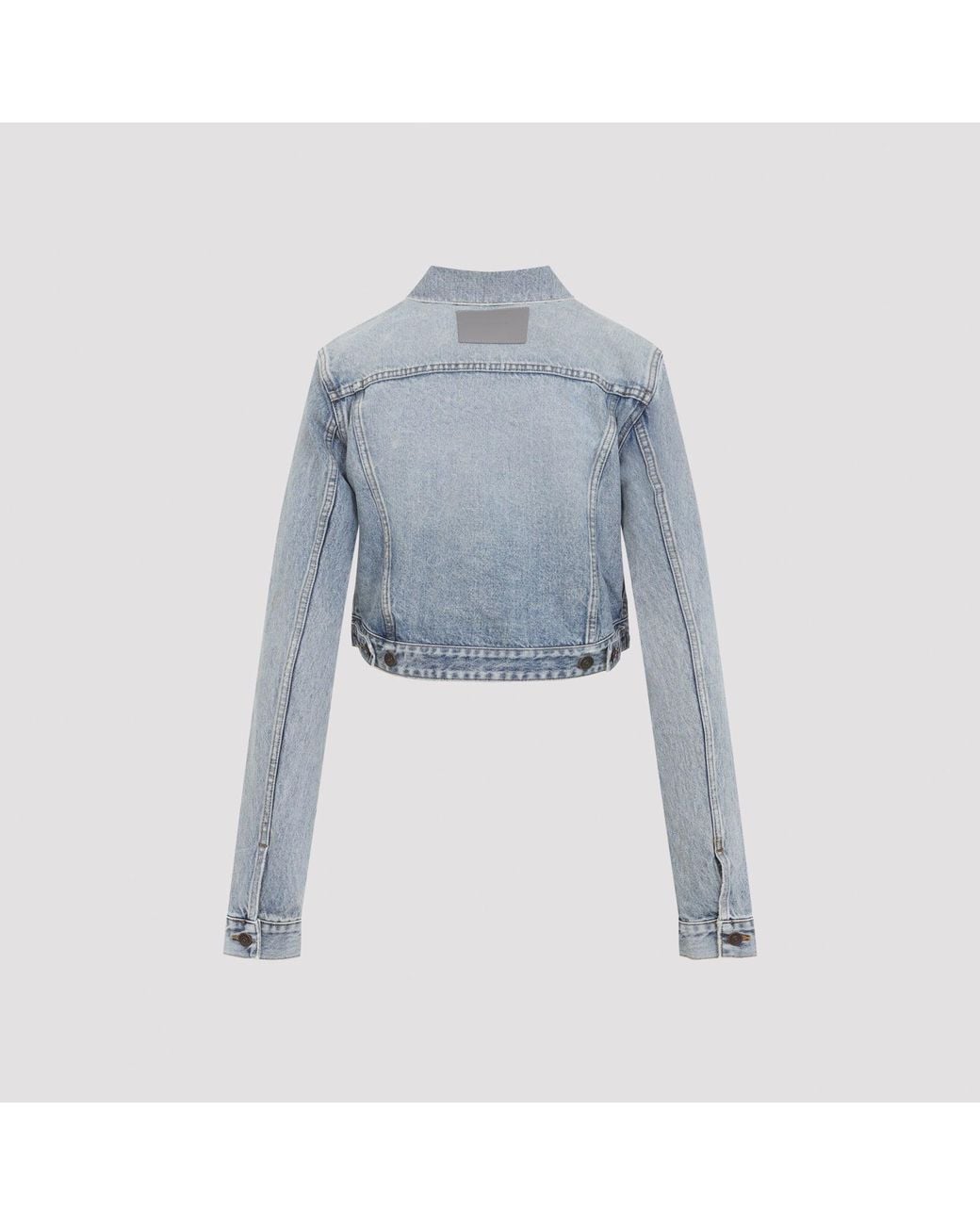 Cropped Jacket Balenciaga de color Blue