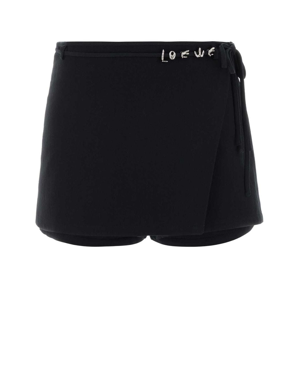 Loewe Black Cotton Blend Paula S Ibiza Shorts