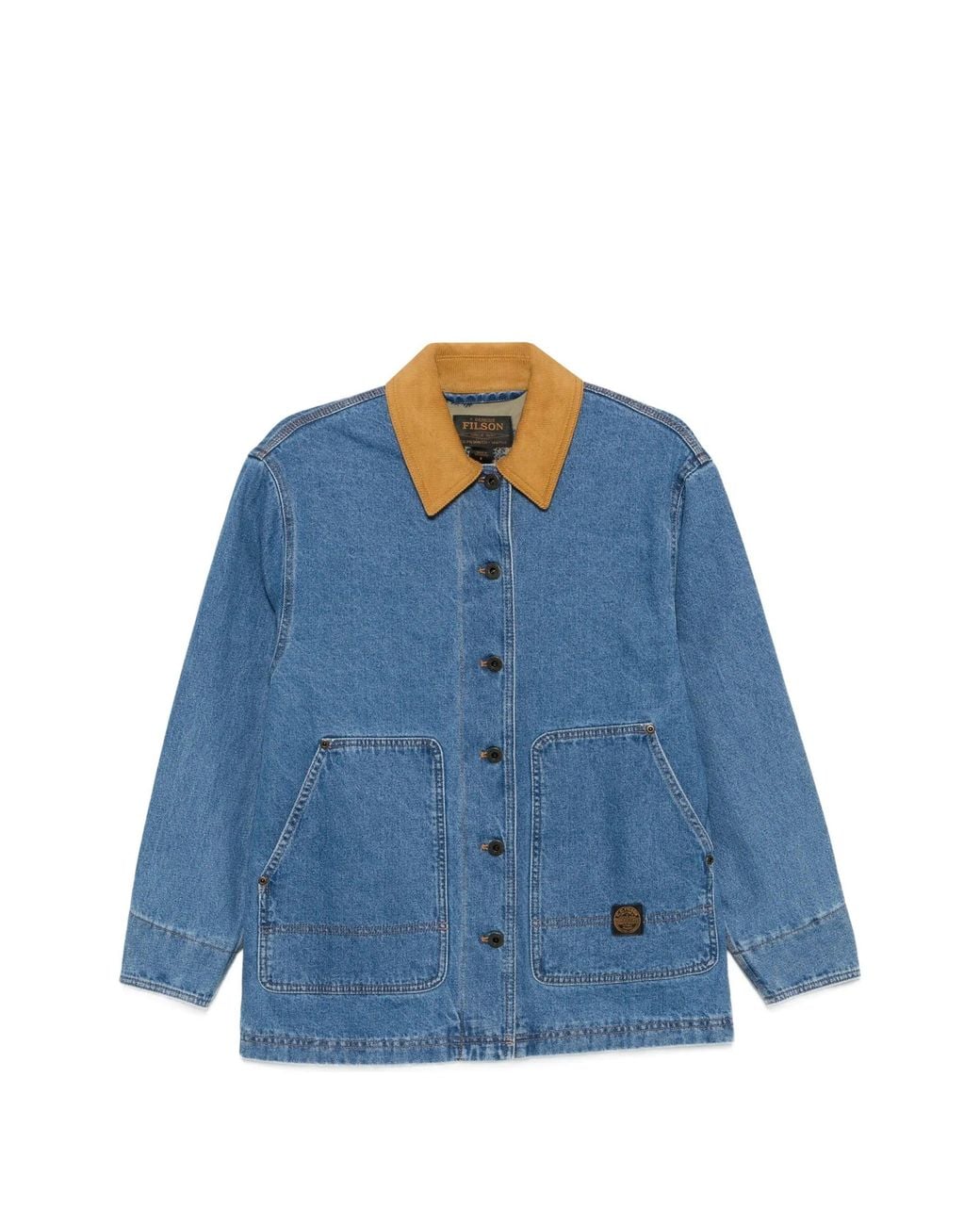 Filson Blue W's 11 Oz. Denim Barn Coat