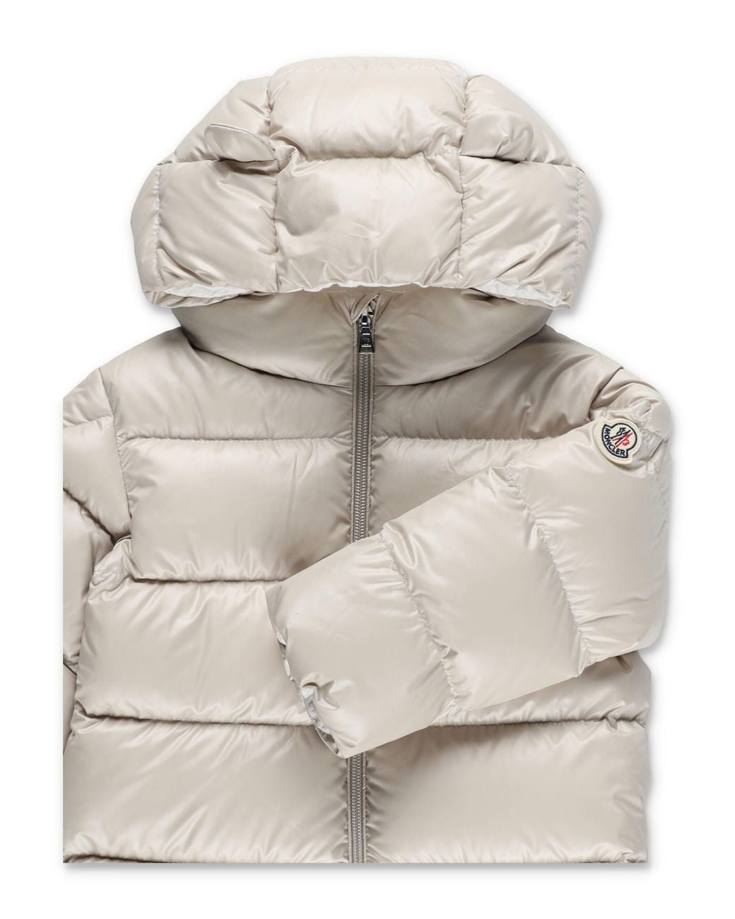 Moncler Gray Boys Hooded Puffer Snowsuit