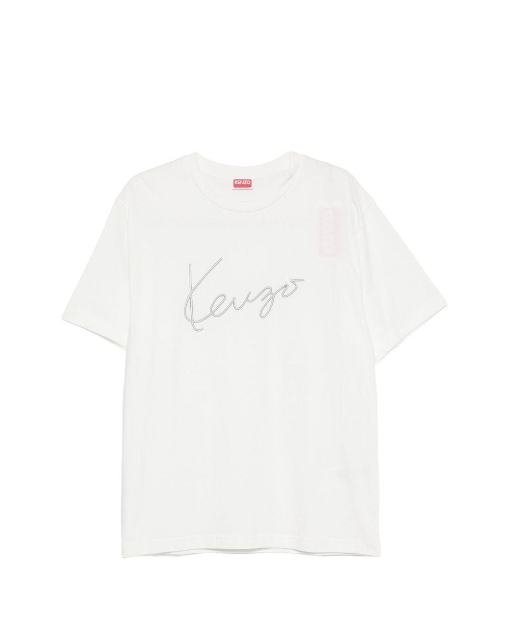 KENZO White Gots Cotton T Shirt