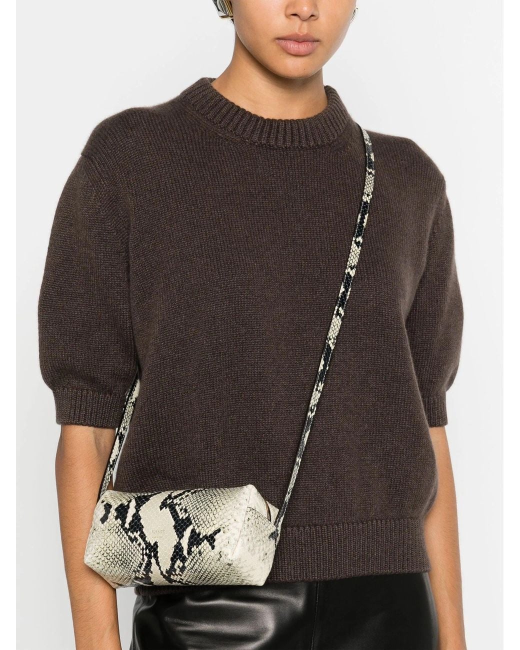 Khaite Natural Kye Mini Crossbody Bag