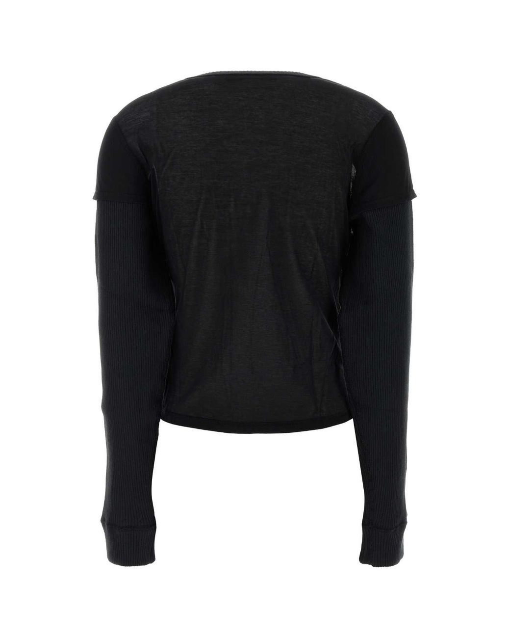 Our Legacy Black Cotton-Blend Cardigan