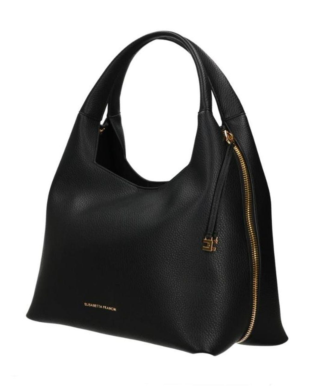 Elisabetta Franchi Black Hobo Bag