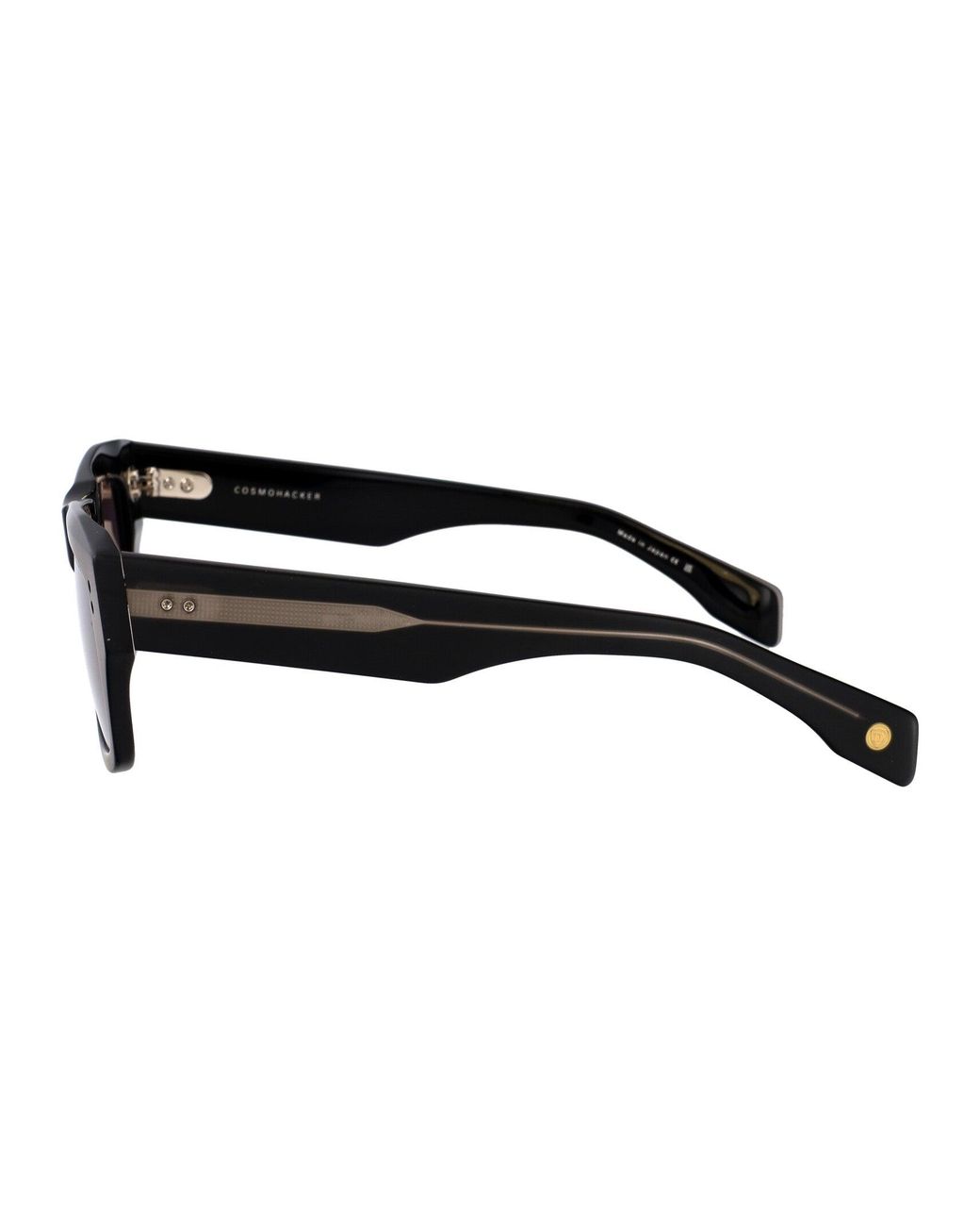 Dita Eyewear Black Squared Sunglasses Dts727 A 01 Blk for men