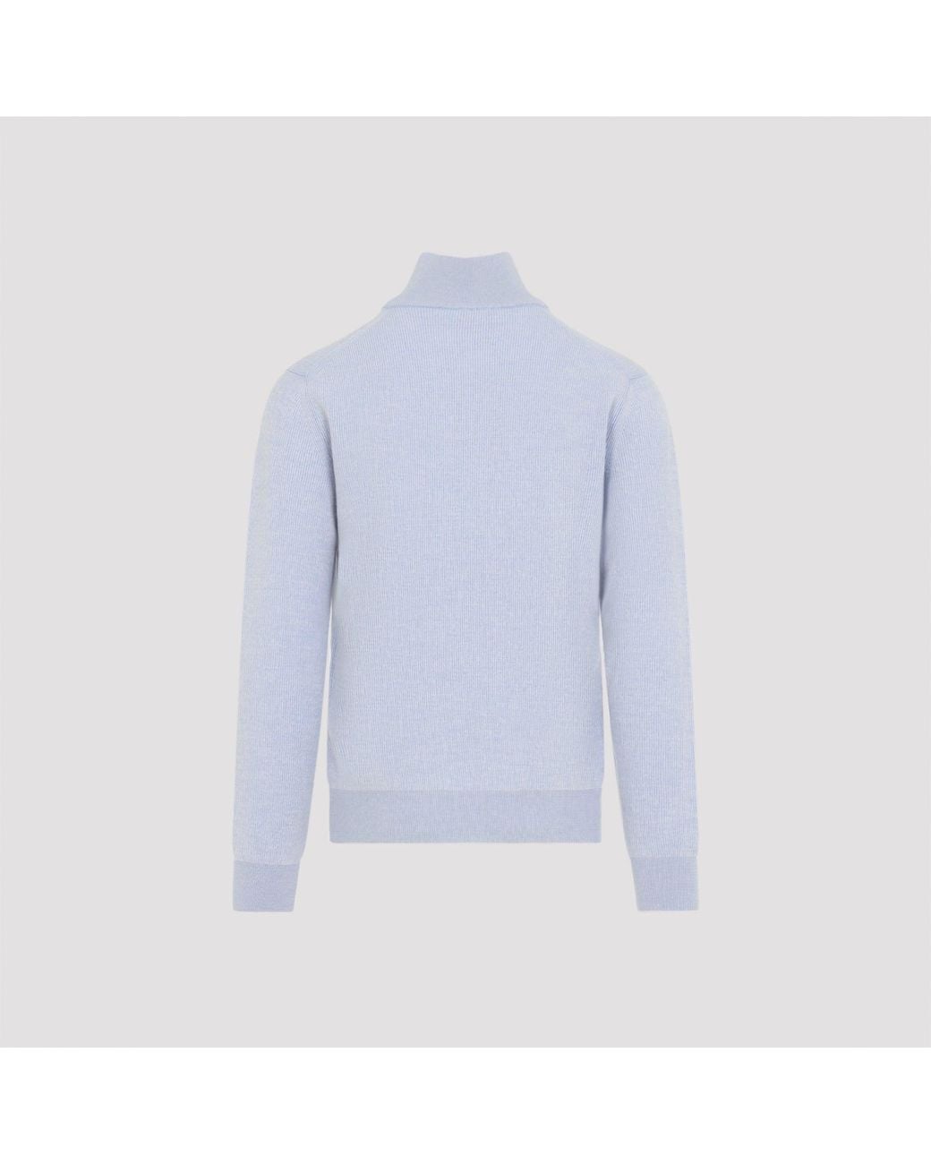 Pull à moitié zippé Brioni en coloris Blue
